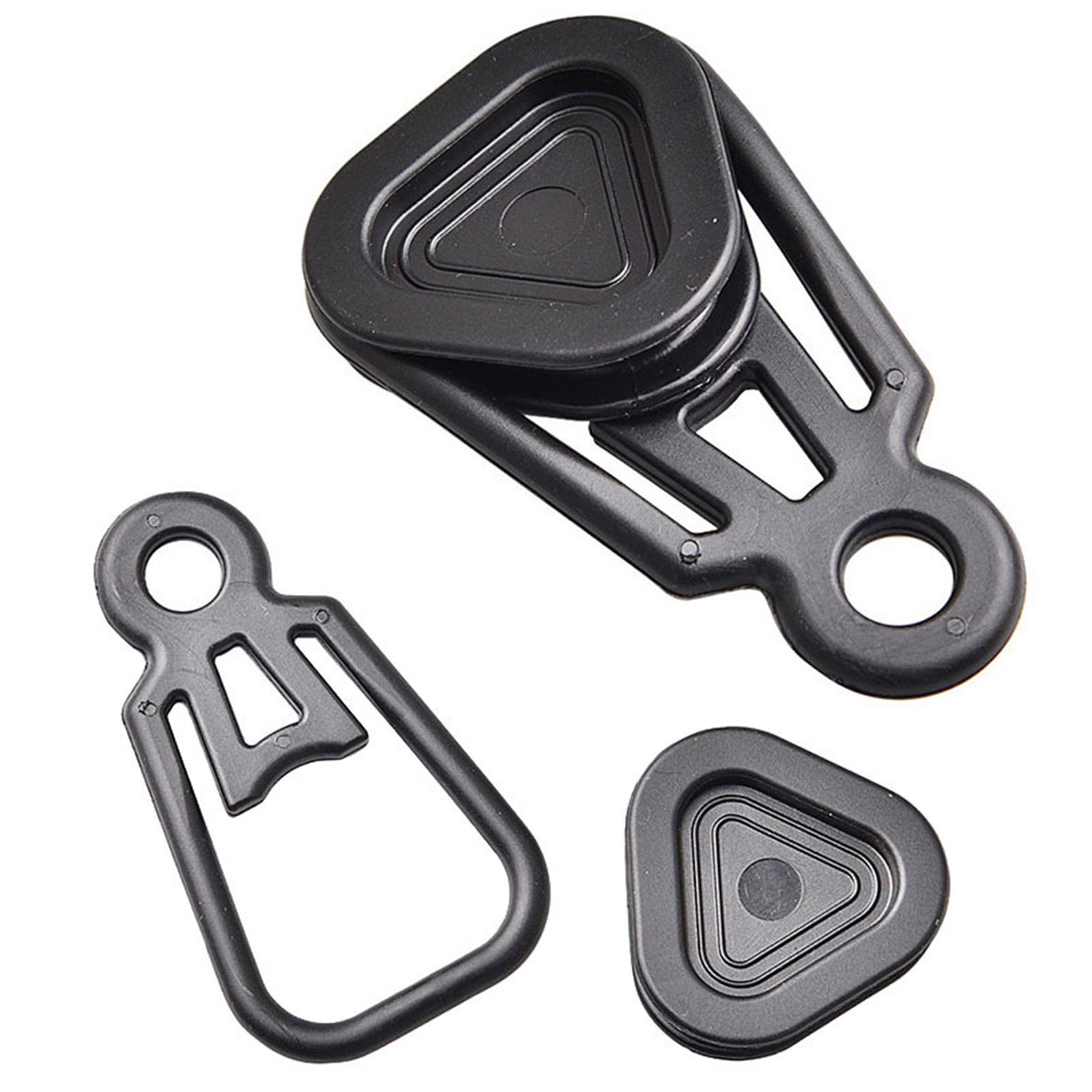 Cheap Goat Tents Outdoor Camping Tent Clip ABS Material Heavy Duty Wind Point Pull Clamp Part Color Rope Clip Hook 2 Awning Windproof Tent U3Y3   